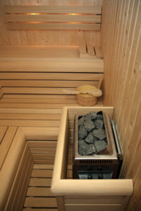 electric sauna heater with rocks