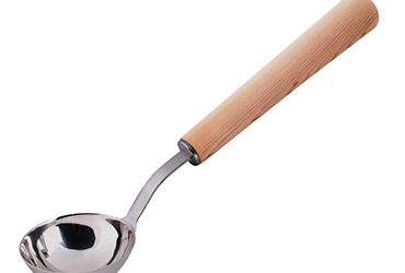 Stainless Steel Ladle with Cedar Handle
